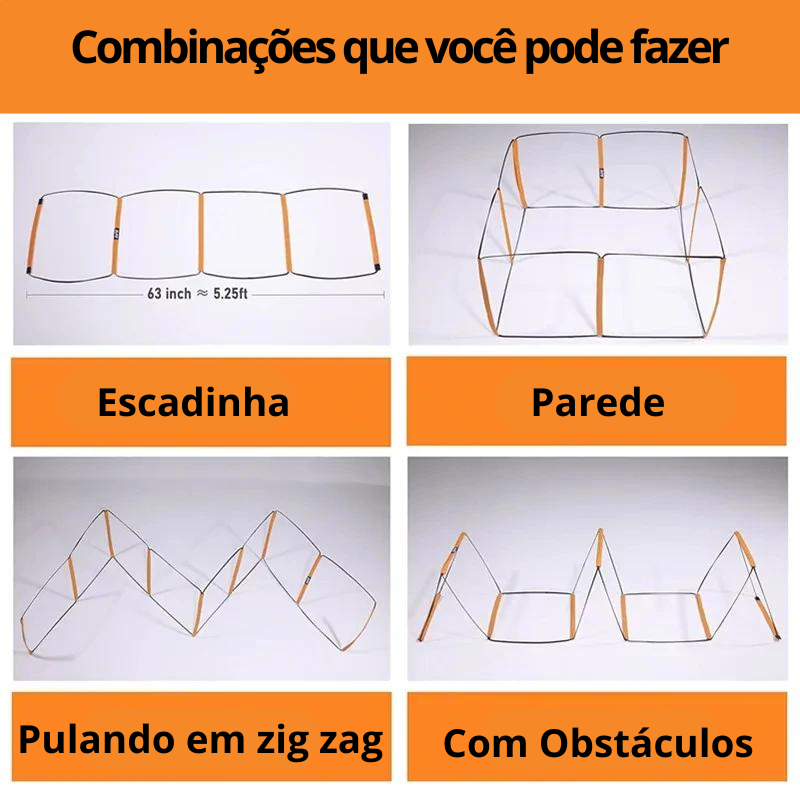 Escada de Agilidade Multifuncional para Futebol